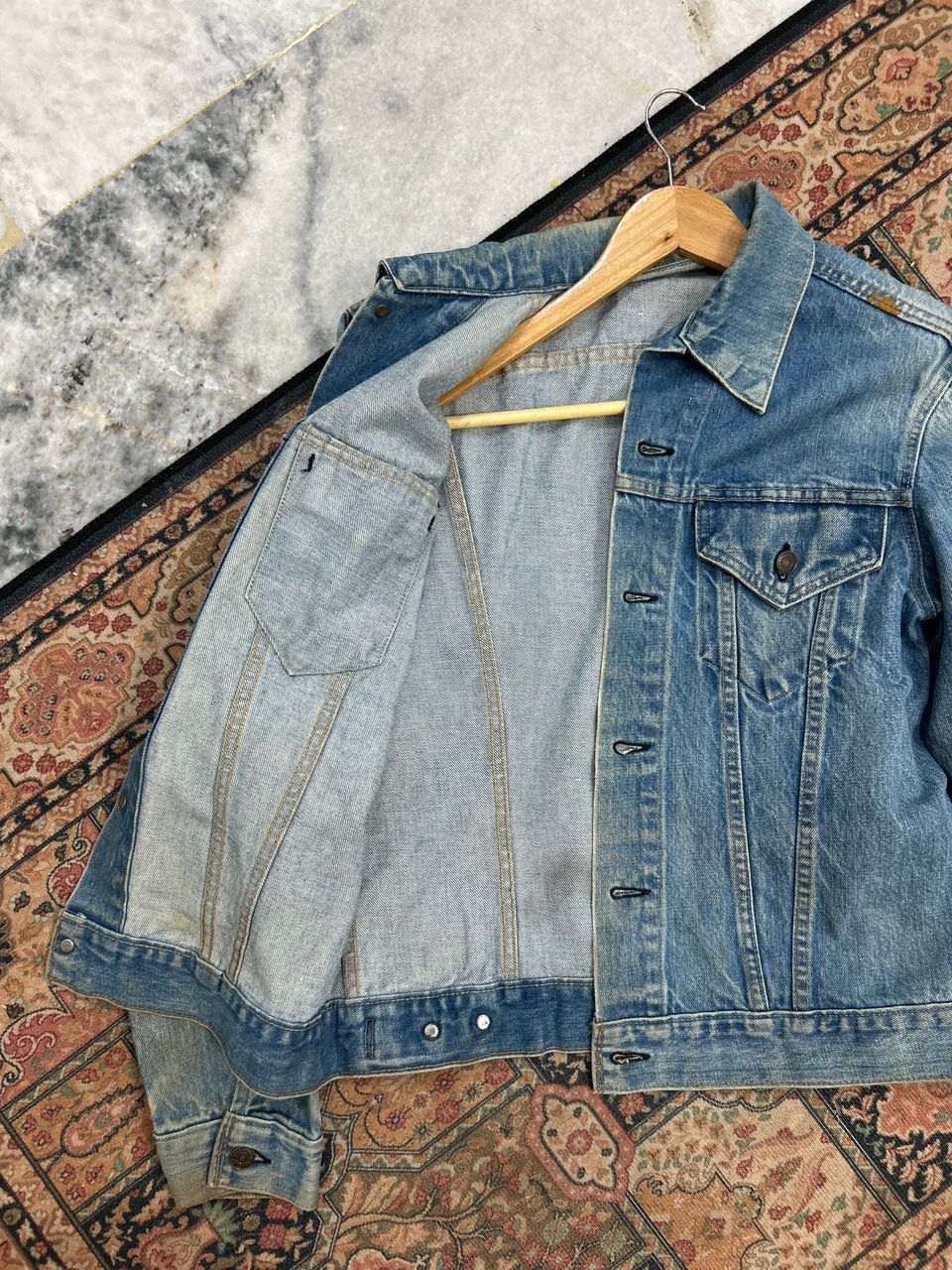 Levi's Vintage Levis Trucker Jacket 1970’s size 40 Size US M / EU 48-50 / 2 - 11 Thumbnail