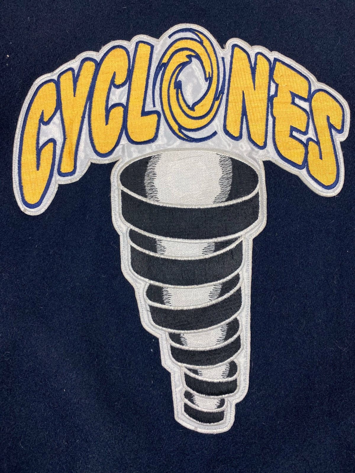 Vintage 1990’s Vintage Game Cyclones Hockey Team Varcity Jacket Size US M / EU 48-50 / 2 - 18 Thumbnail