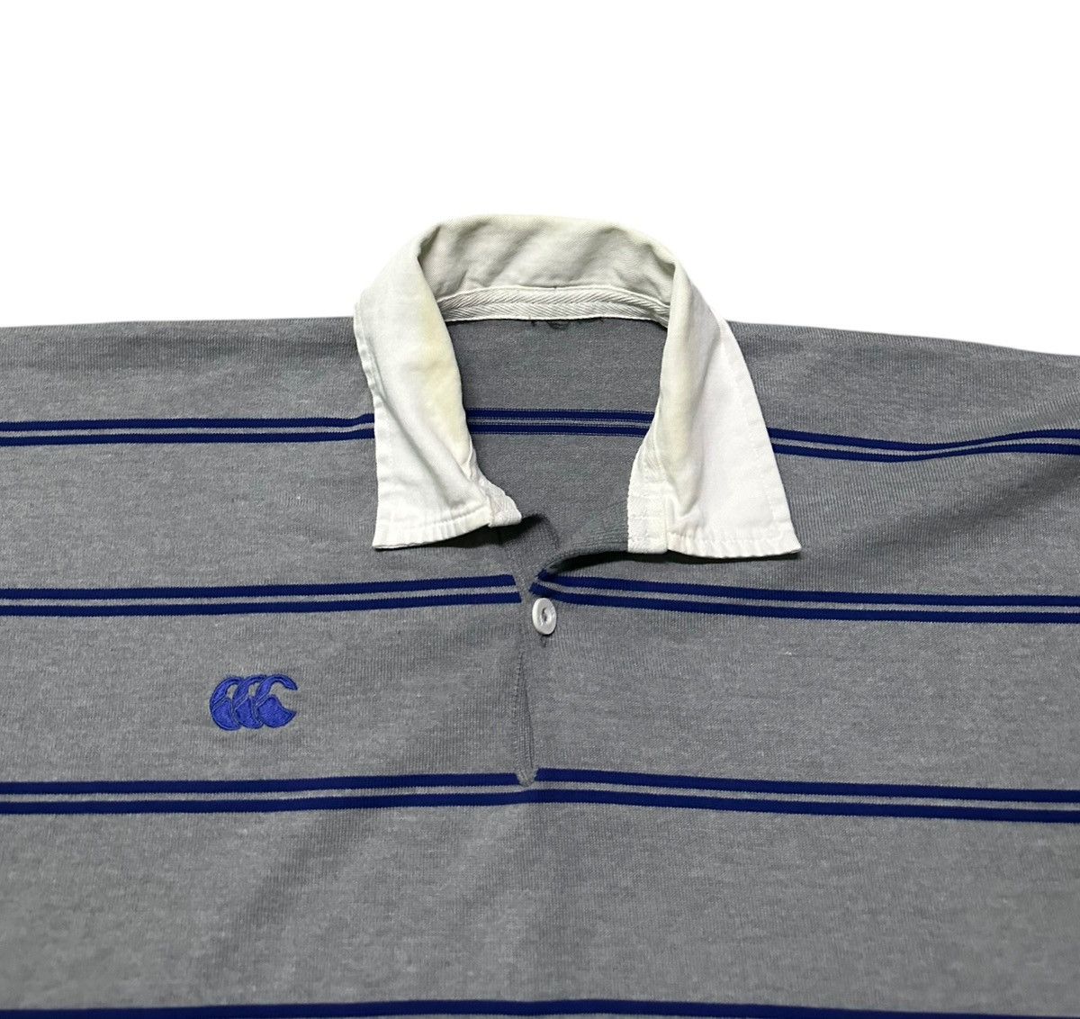 Vintage Canterbury of new zealand striped polo shirts Size US M / EU 48-50 / 2 - 2 Thumbnail