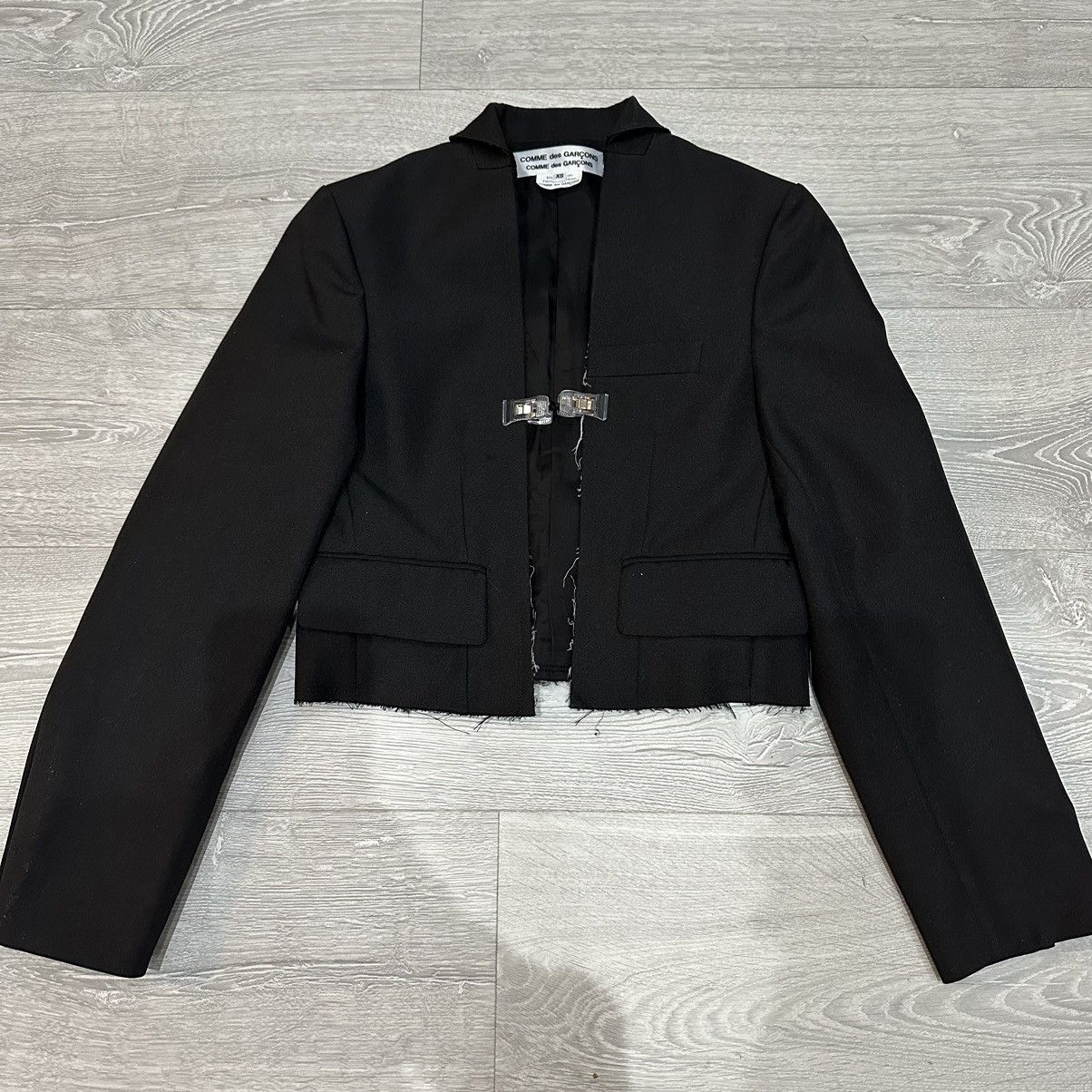 image of Comme Des Garcons Comme Des Garçons Blazer in Black, Women's (Size XS)