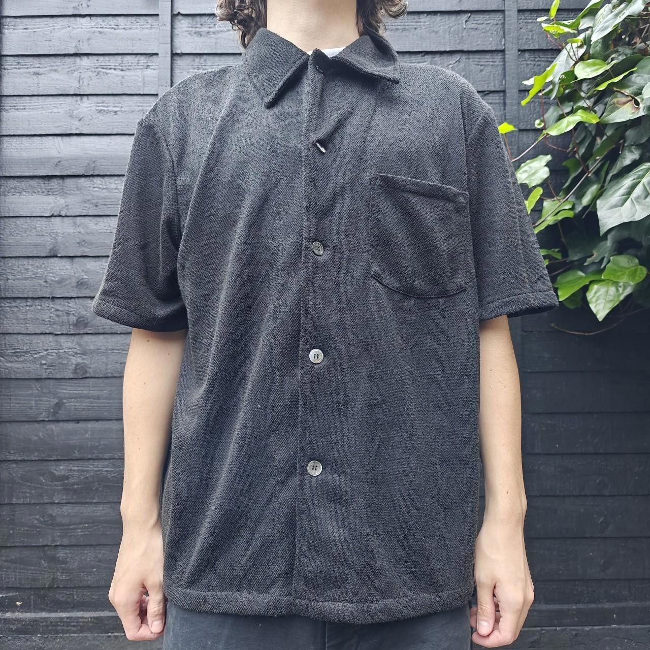 Other Japanese Black Minimal Boxy Shirt Size US S / EU 44-46 / 1 - 1 Thumbnail