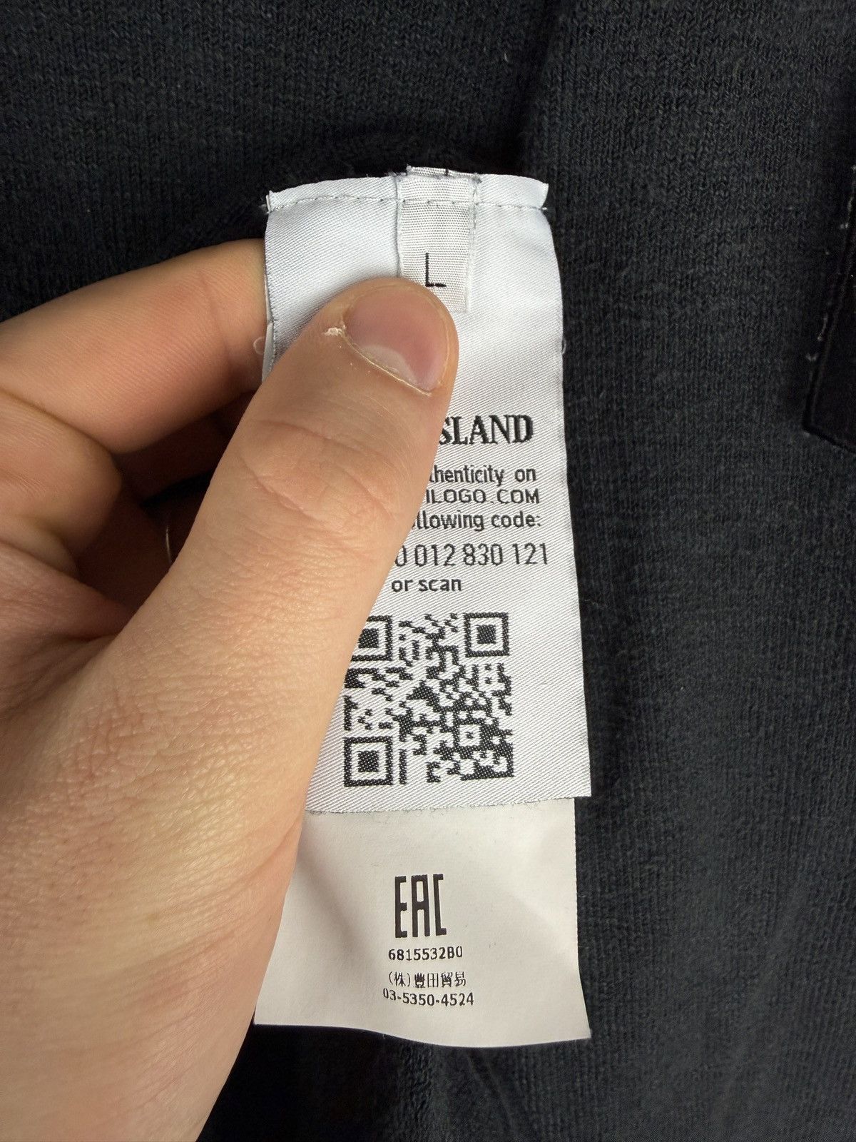 Stone Island Black Stone Island v-neck sweater Size US L / EU 52-54 / 3 - 7 Thumbnail