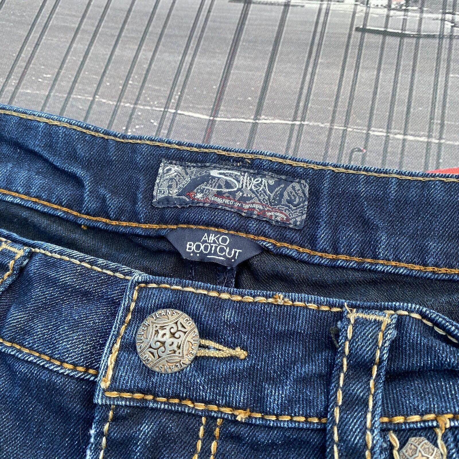 Silver Jeans Co. Silver Jeans Co Aiko Bootcut Womens Jeans 31x33 Blue Y2K Size 31" - 3 Thumbnail