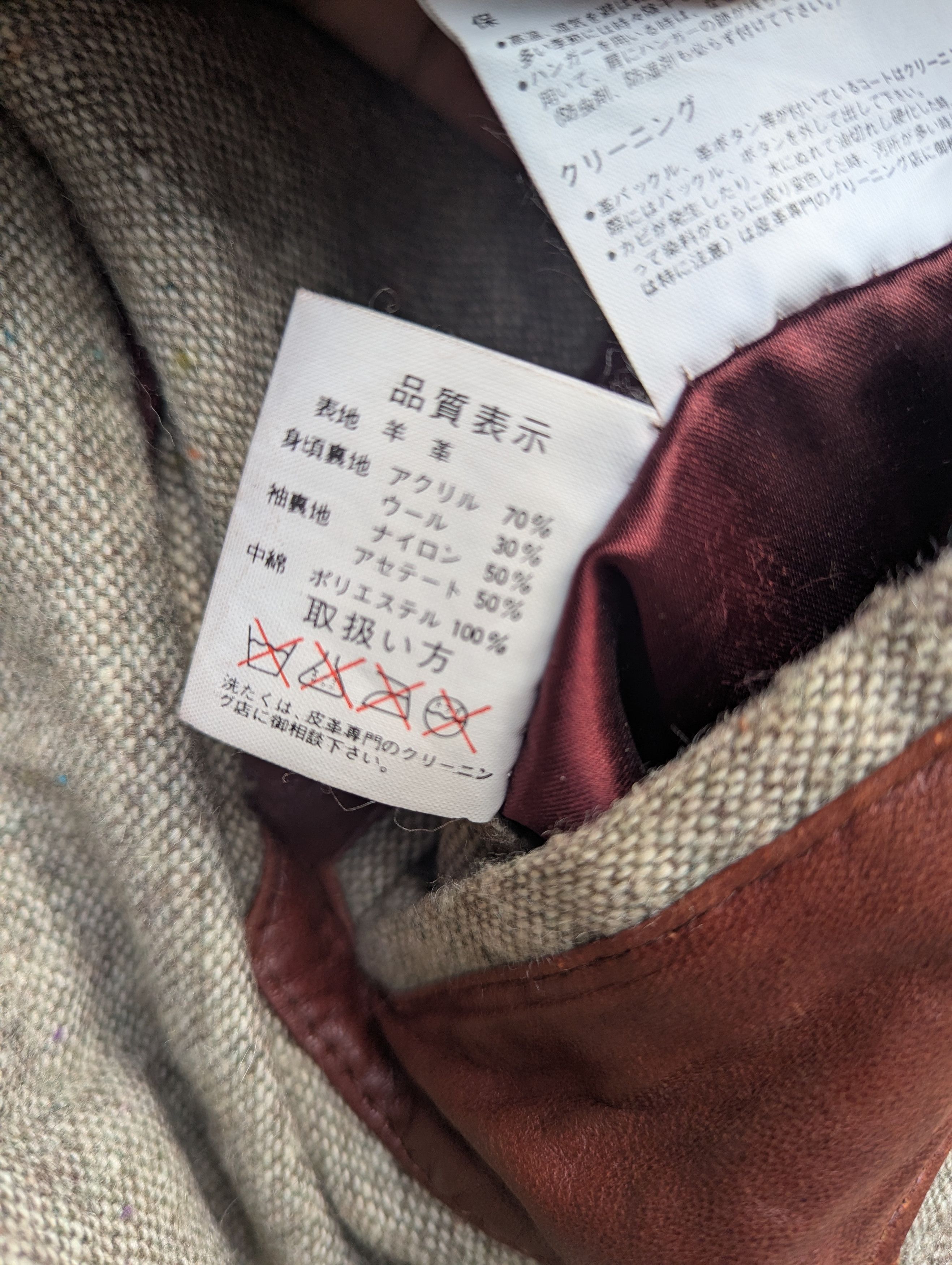 Japanese Brand DHAH FOR THE STRONG INTELLIGENT MODERN MAN LEATHER JACKET Size US M / EU 48-50 / 2 - 14 Thumbnail