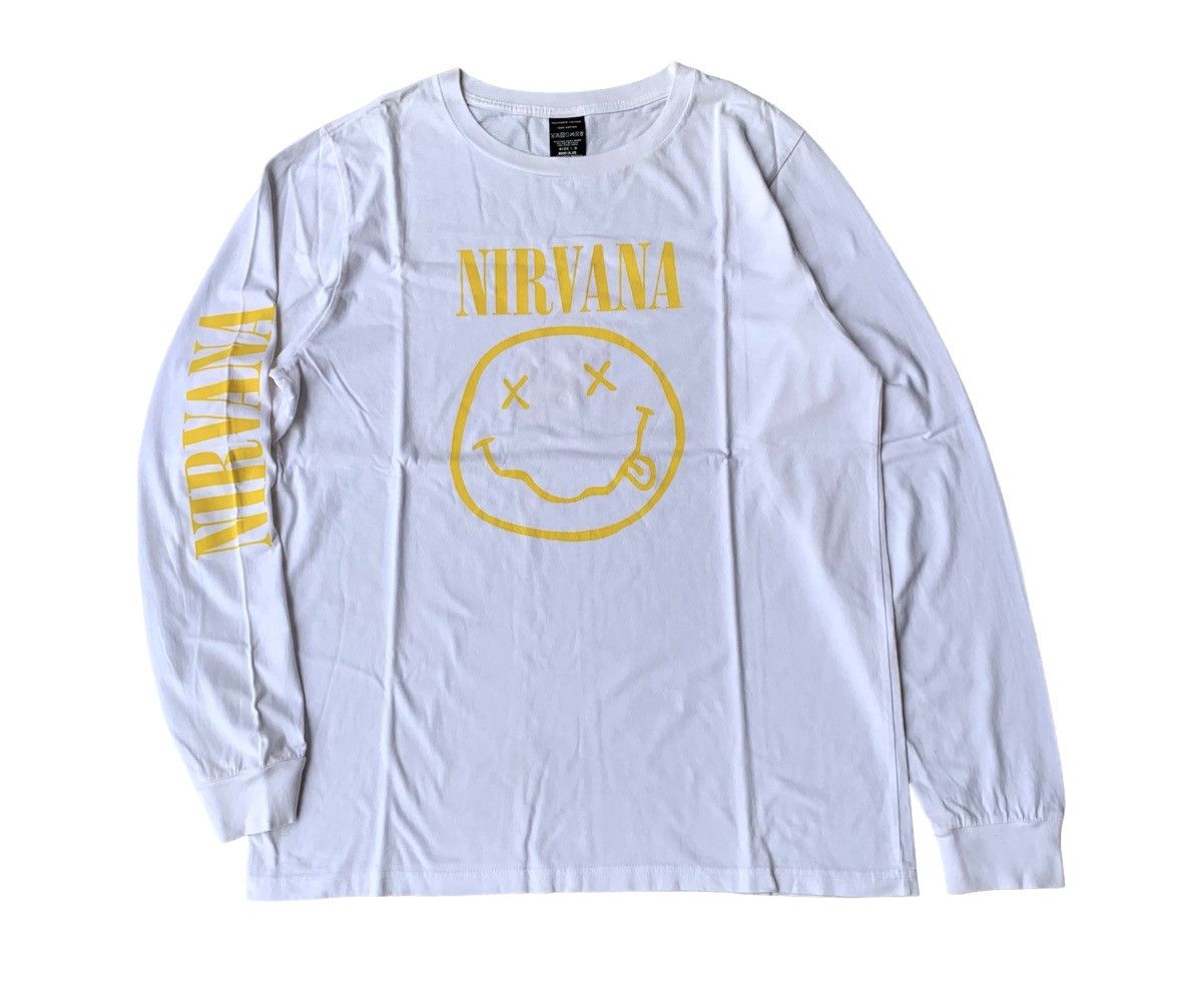 Number (N)ine × Takahiromiyashita The Soloist. Number (N)ine x Nirvana Smile Longsleeve Size US L / EU 52-54 / 3 - 2 Thumbnail