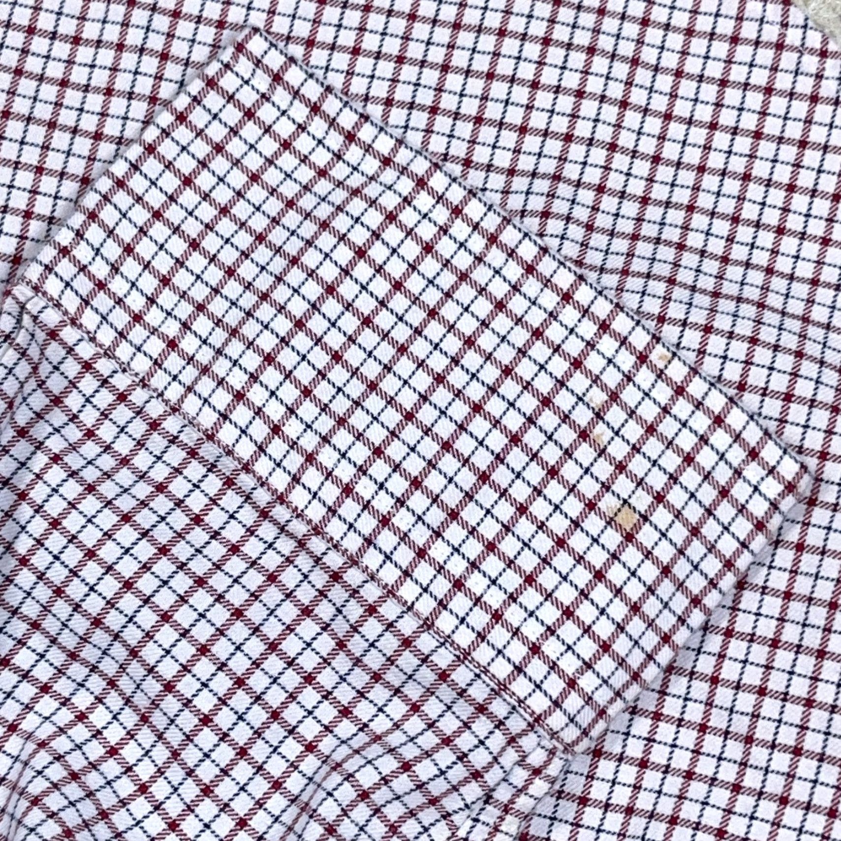 Ralph Lauren Ralph Lauren Shirt Men 16.5 34 Maroon Button Up Tattersall Plaid Blue Pony Large Color Red Classic Dress Shirt Mens Size US XL / EU 56 / 4 - 6 Thumbnail