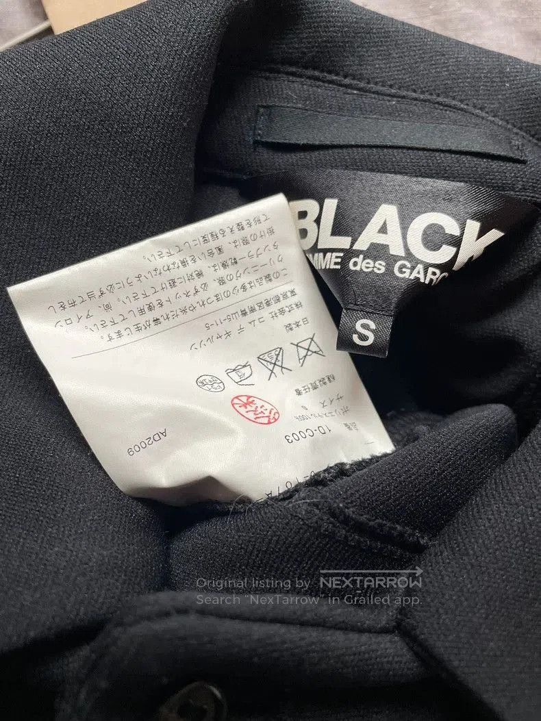 Comme des Garcons Vintage Comme des Garcons Black Trench Coat. Size US S / EU 44-46 / 1 - 8 Thumbnail