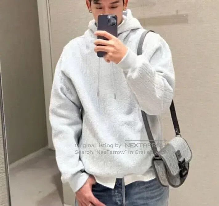 Dior Dior Light Blue Logo Monogram Printed Cotton Hooded Drawst Size US M / EU 48-50 / 2 - 9 Thumbnail