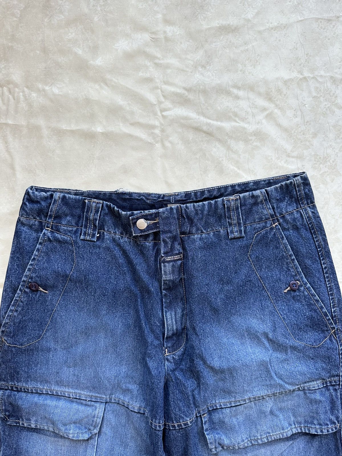 Japanese Brand × Marithe + Francois Girbaud × Vintage Marithe Francois Girbaud Denim Jorts Size US 36 / EU 52 - 2 Thumbnail