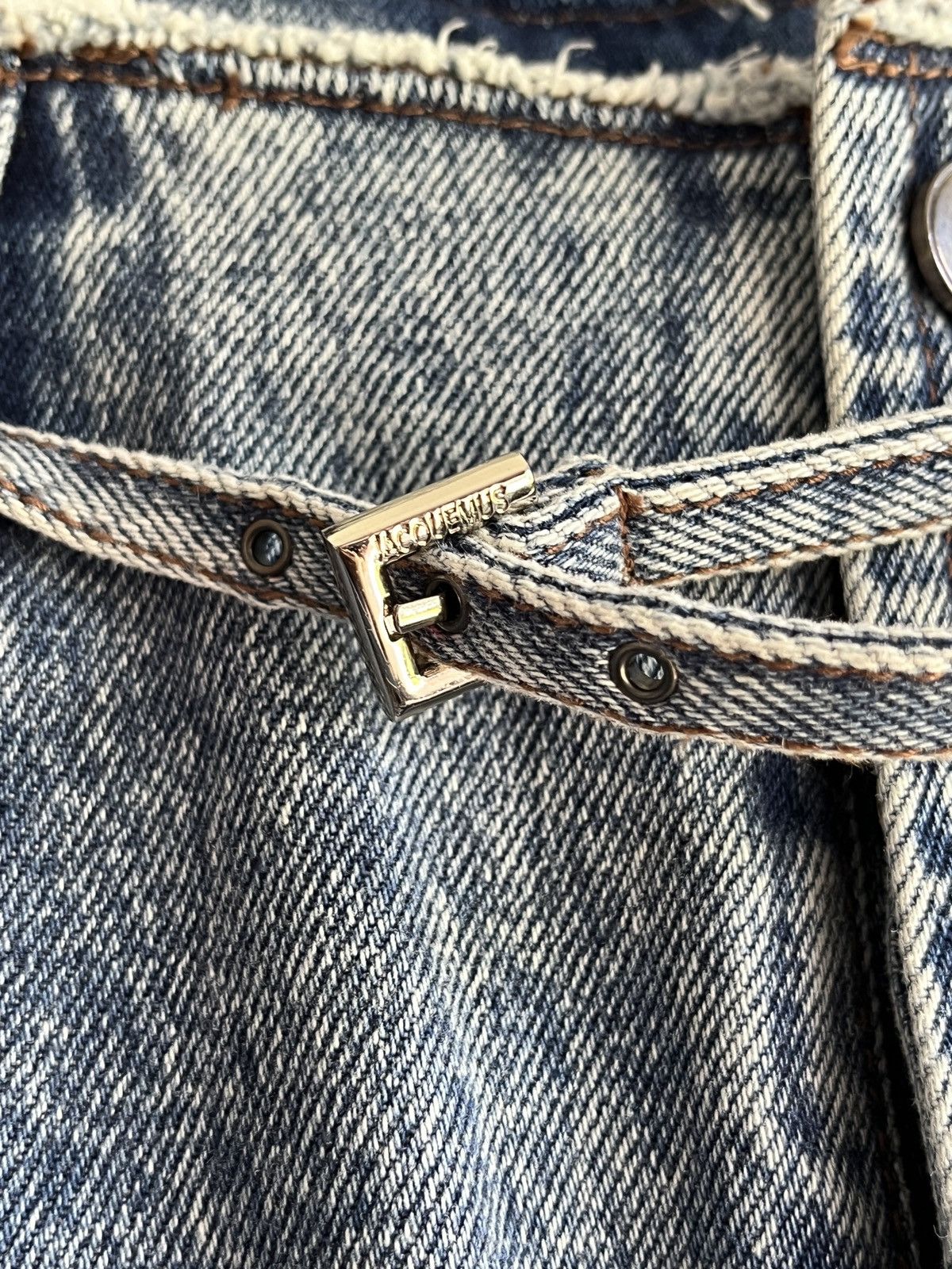 Jacquemus Caraco Belted Jeans Size 31" - 10 Thumbnail