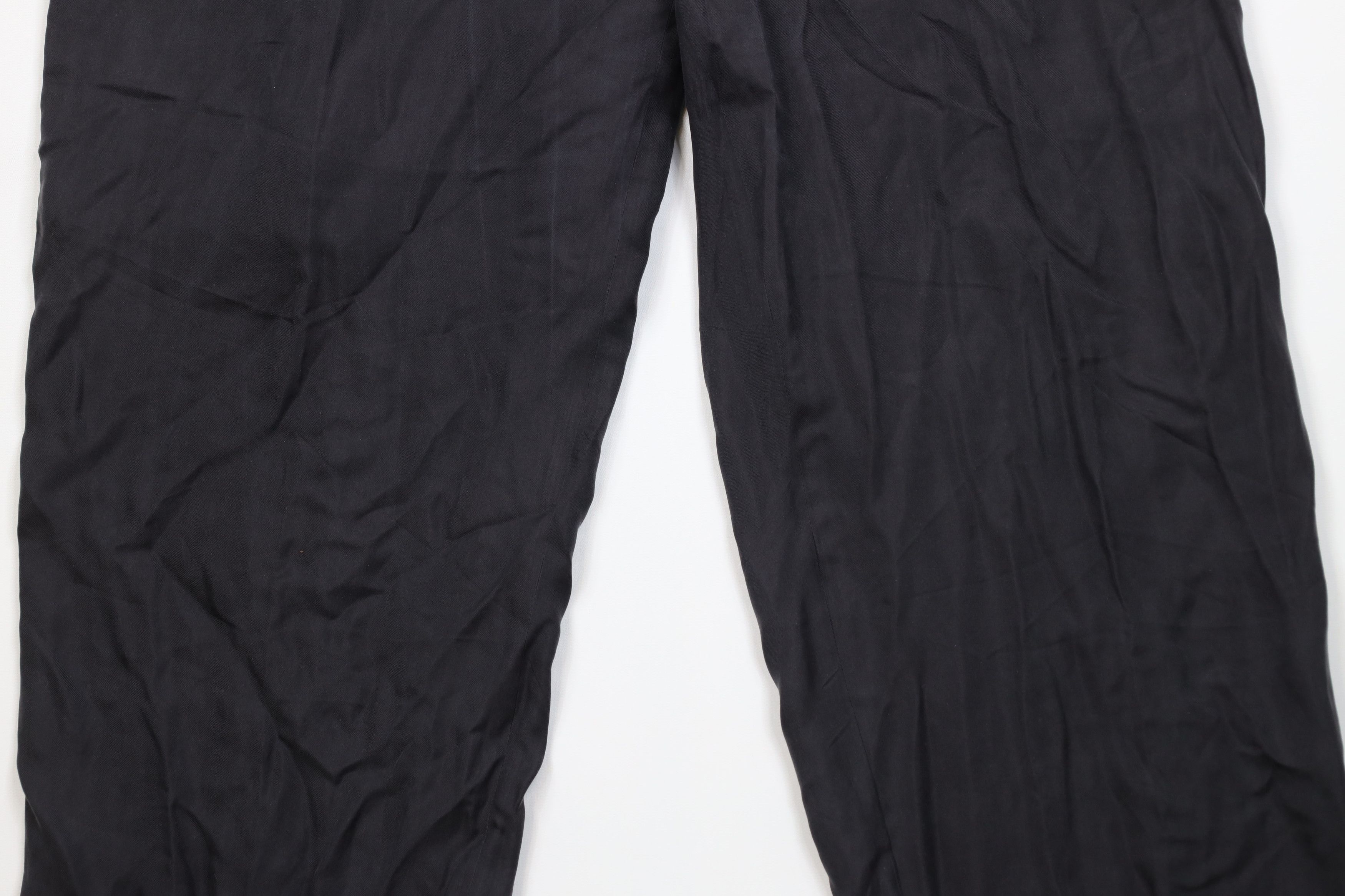 Vintage Deadstock Vintage 90s Streetwear Relaxed Fit Pants Black Size US 32 / EU 48 - 3 Thumbnail