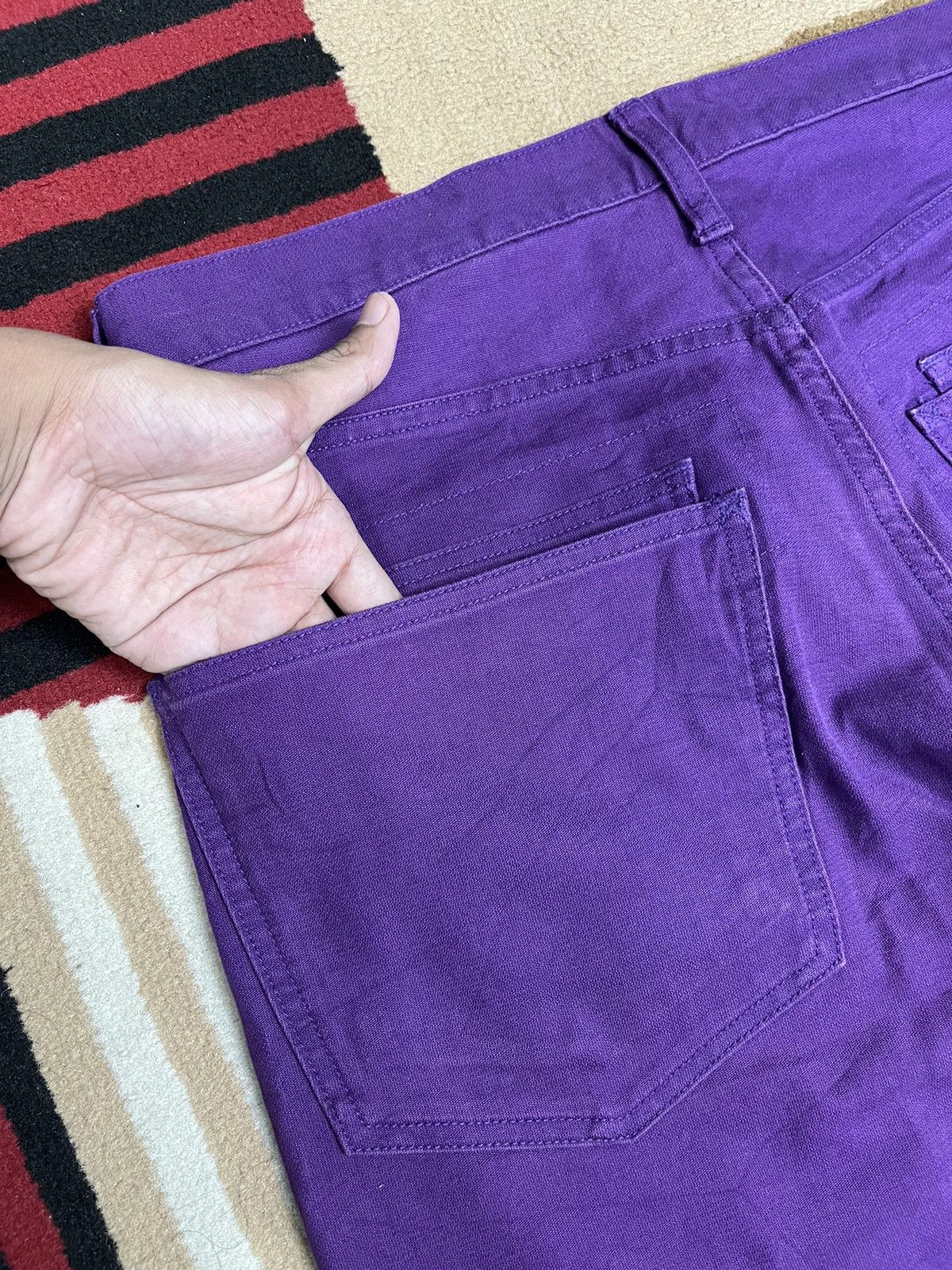 Sophnet. Sophnet. Purpel Denim Pants Size US 31 - 10 Thumbnail