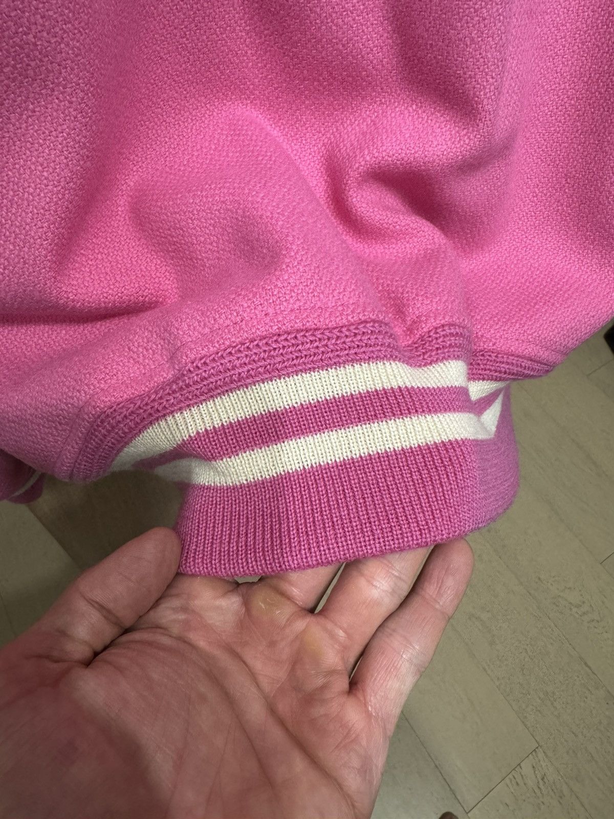 Saint Laurent Paris Saint Laurent pink teddy varsity jacket EU 50 Size US M / EU 48-50 / 2 - 14 Thumbnail