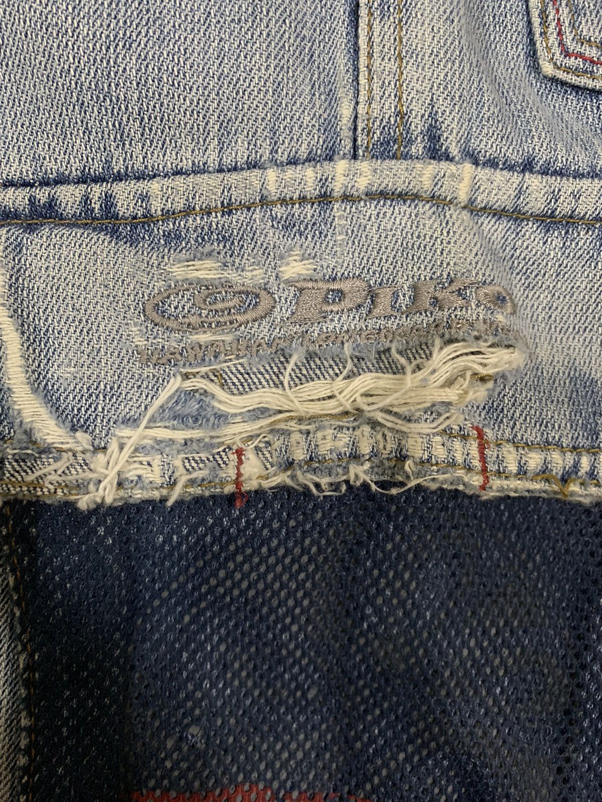 JNCO Y2K Piko Hawaiian Multi-pockets Distressed Baggy Cargo Jeans Size US 31 - 11 Thumbnail