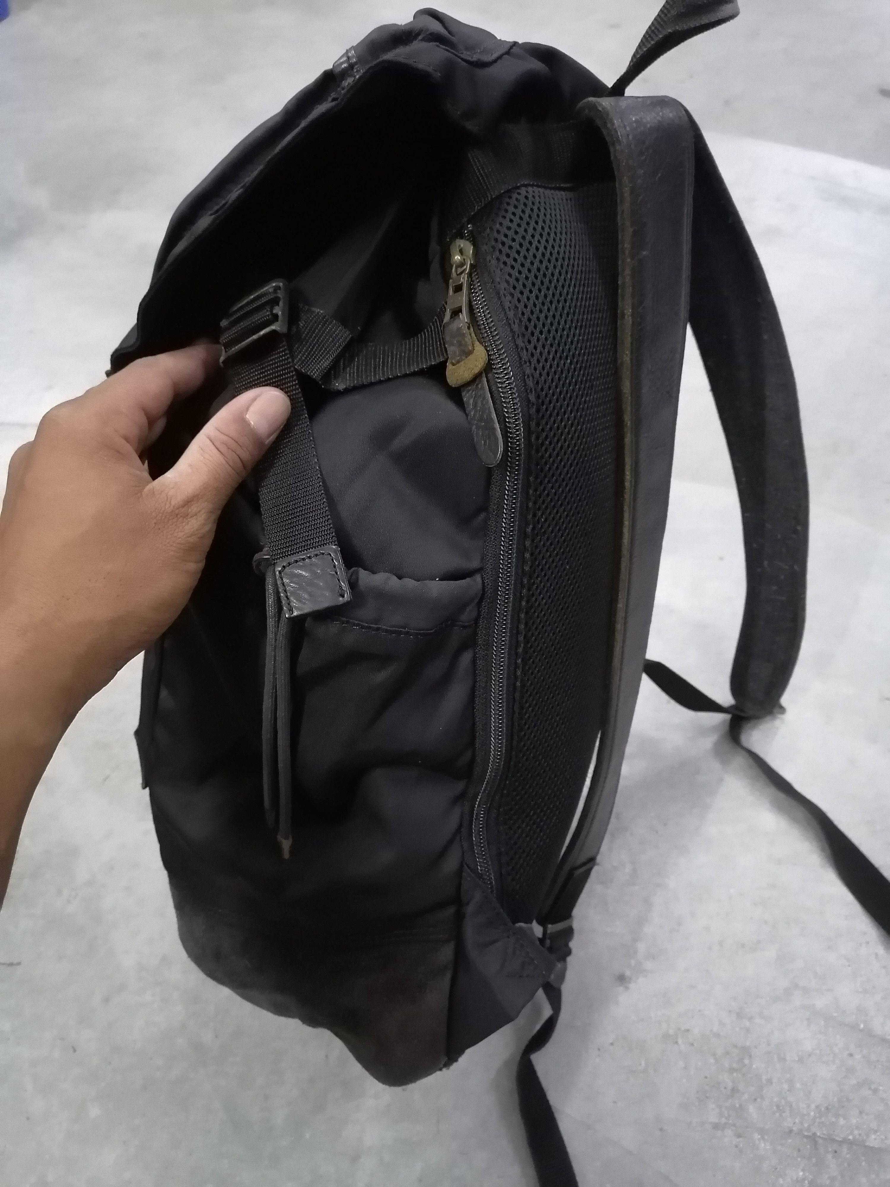 Japanese Brand Journal Standard x Masterpiece Triple Black Bagpack Size ONE SIZE - 10 Thumbnail