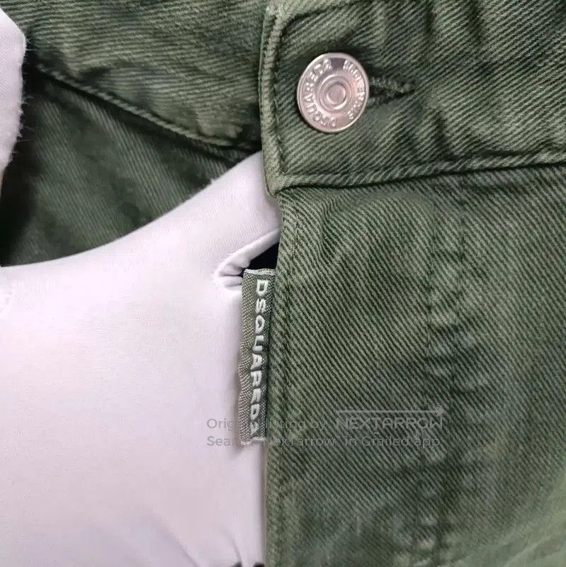 Dsquared2 DSQUARED2 Casual Pants in Dark Green . Size US 26 / EU 42 - 7 Thumbnail