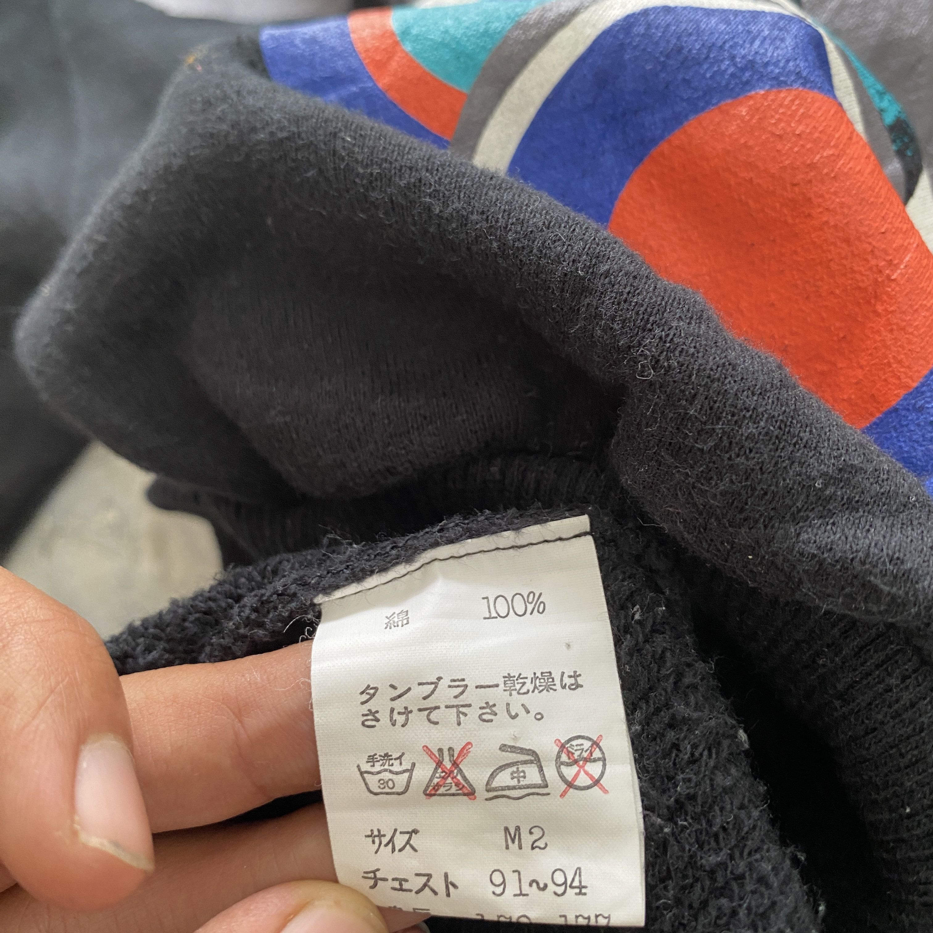 Japanese Brand × Kansai Yamamoto Vintage Kansai O2 Yamamoto Abstract Sweatshirt Size US M / EU 48-50 / 2 - 5 Thumbnail