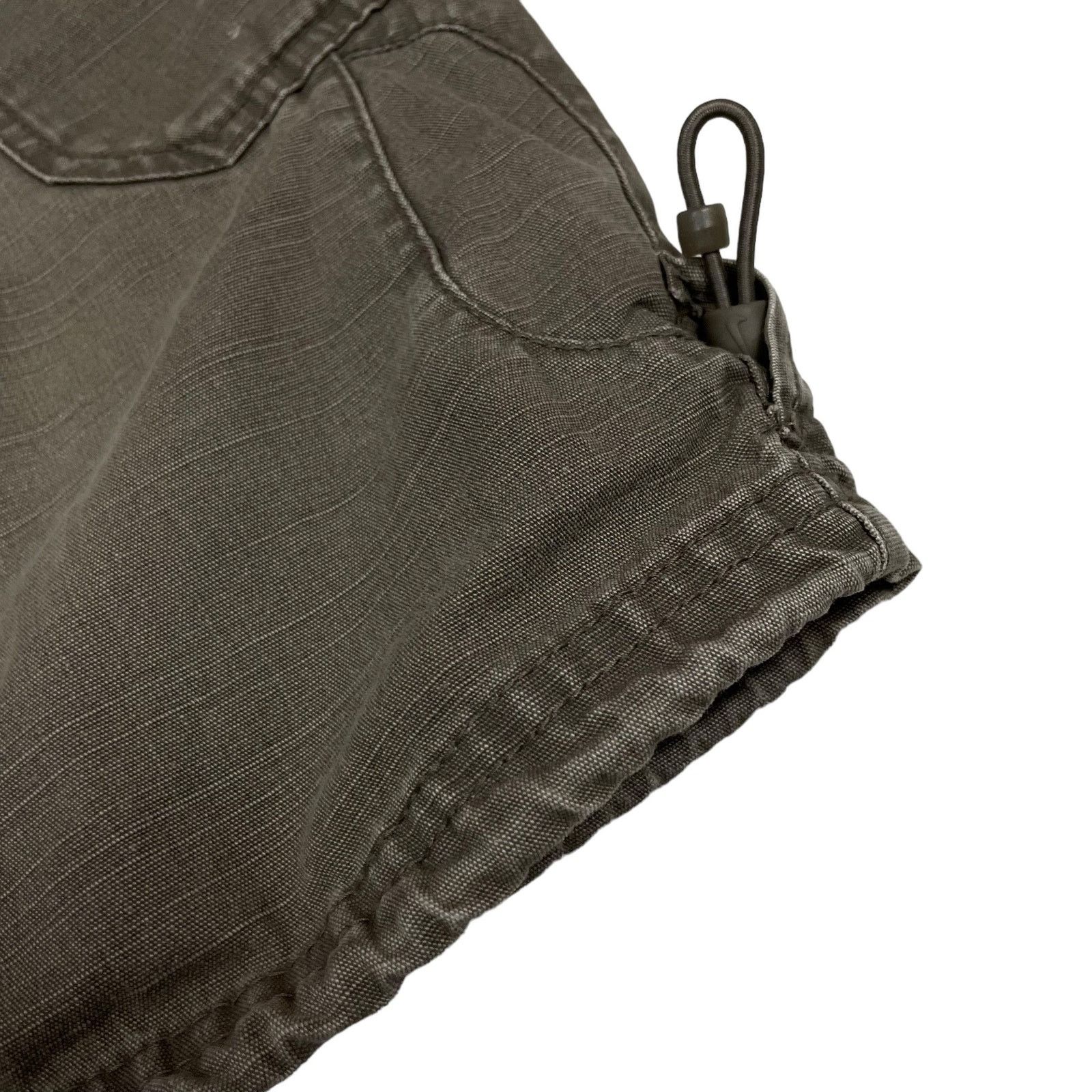 Nike × Vintage Vintage Nike Men's Olive Green High-Rise Cargo Shorts Small Size US 32 / EU 48 - 3 Thumbnail