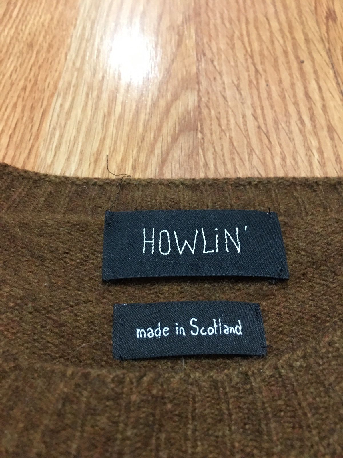 Designer × Howlin By Morrison HOWLIN Merino Wool Cashmere Scotland Knit Sweater Sz L Size L / US 10 / IT 46 - 8 Thumbnail