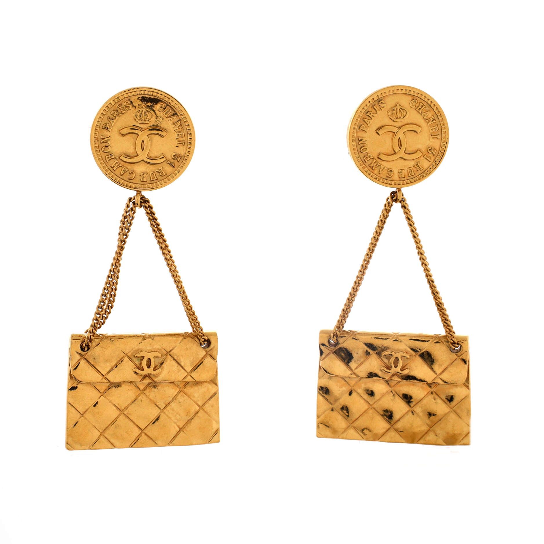 Chanel 31 Rue Cambon Flap Bag Clip-On Earrings Size ONE SIZE - 1 Thumbnail