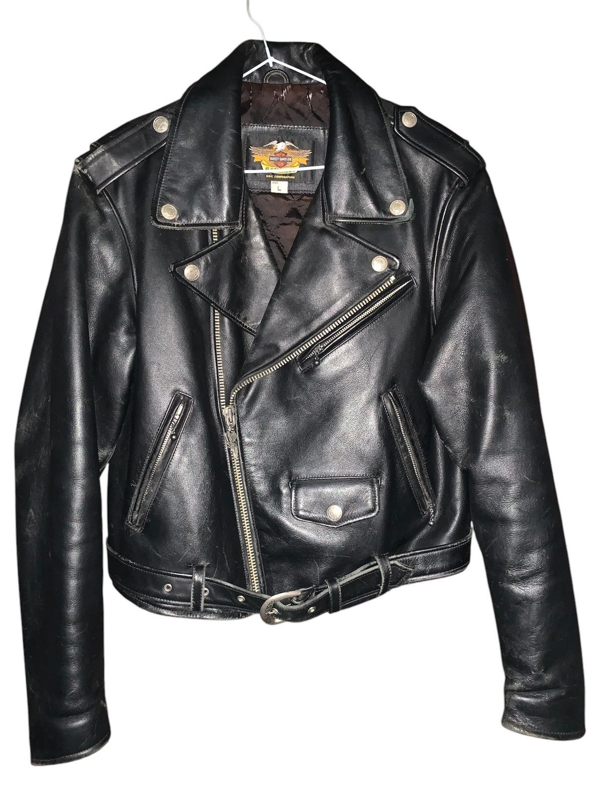 Harley Davidson Harley Davidson Double Collar Leather jacket Size US L / EU 52-54 / 3 - 1 Thumbnail