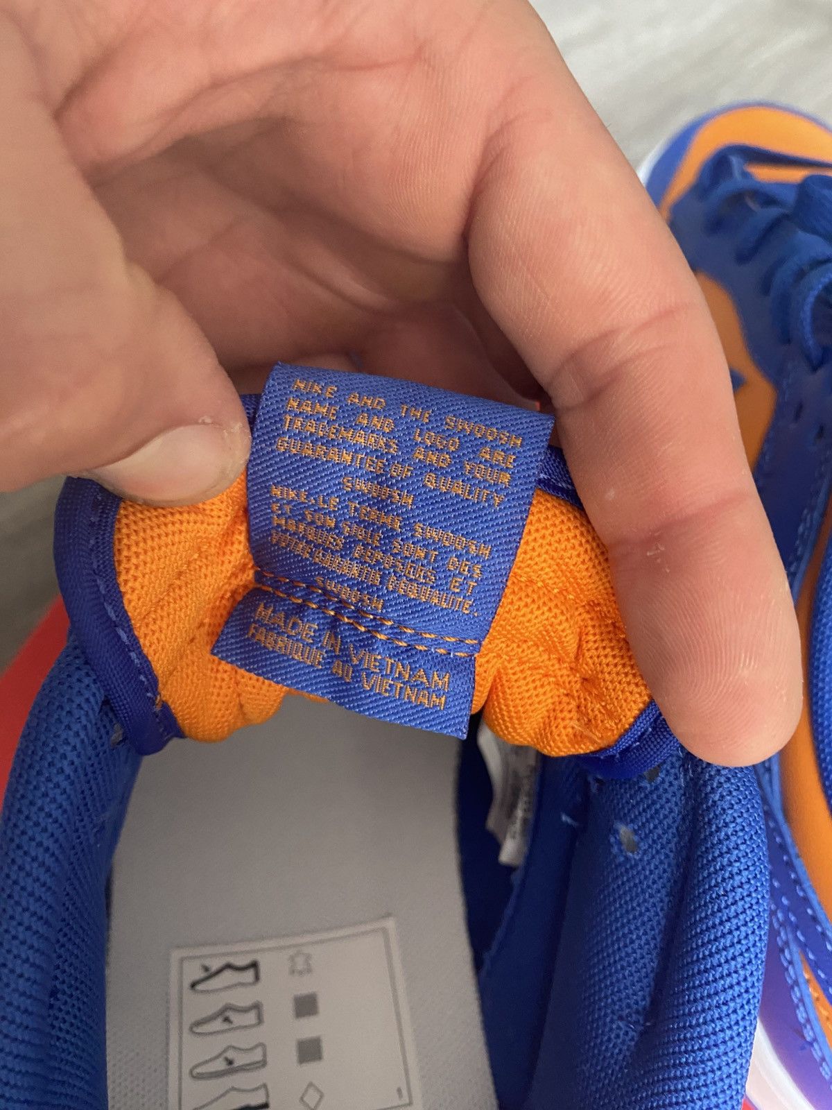 Nike Dunk low Orange/blue 45 11.5 Size US 11.5 / EU 44-45 - 8 Thumbnail