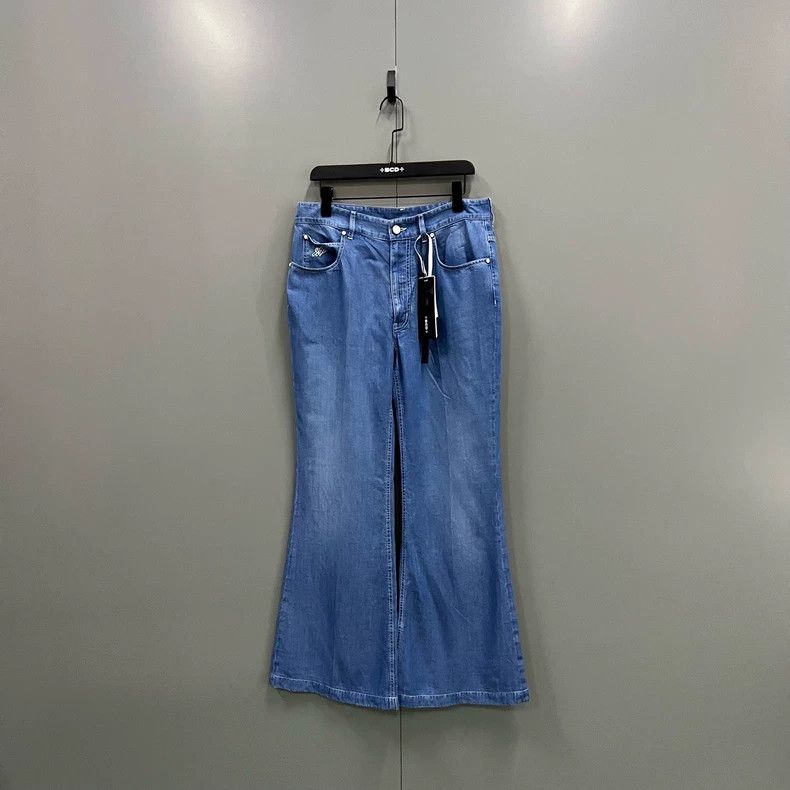 Louis Vuitton LV Pearl Button Flared Denim Pants Size 48 - dmc Size US 38 / EU 54 - 1 Thumbnail