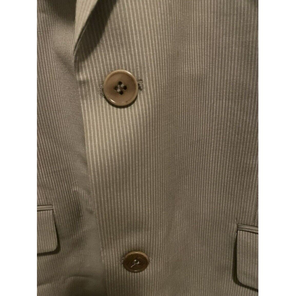 Zara Zara Man Men’s Blazer Brown Striped 2 Button Size 38 Size 38R - 5 Thumbnail