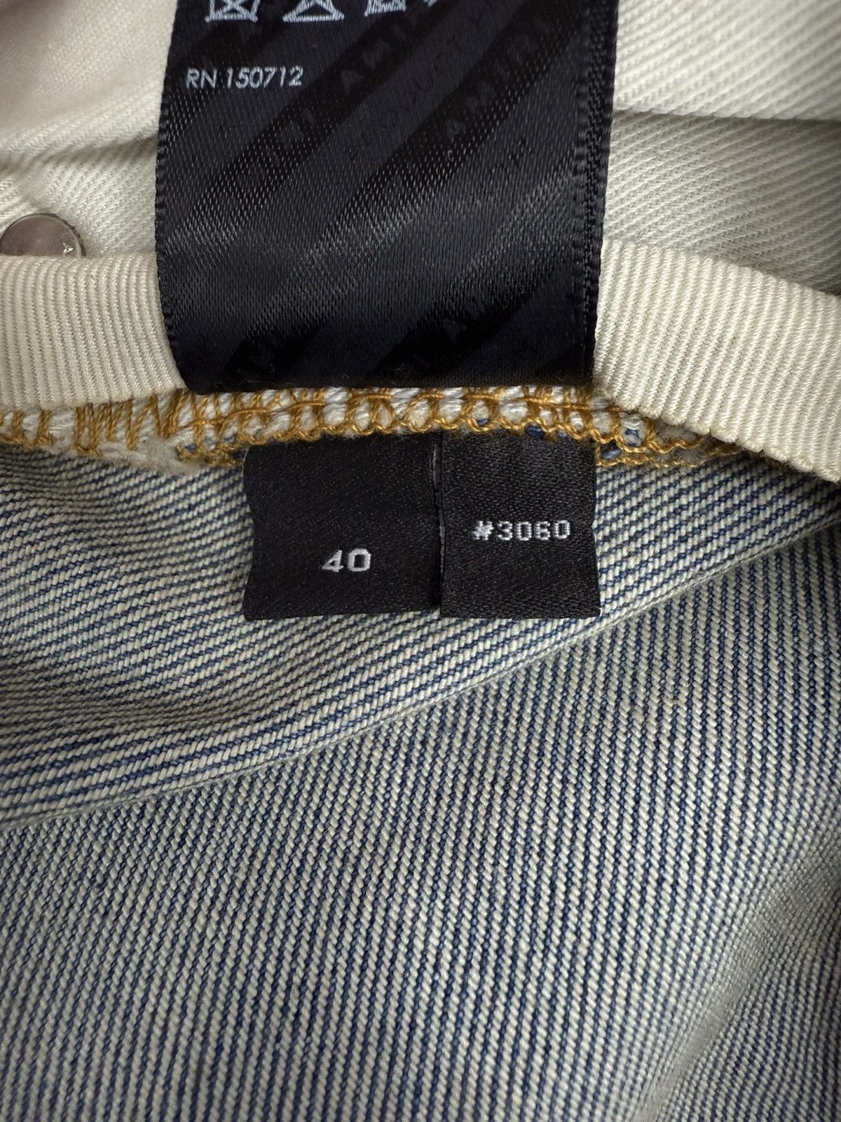 Amiri Amiri MX1 Jeans Clay Indigo Size 40 Size US 40 / EU 56 - 16 Thumbnail