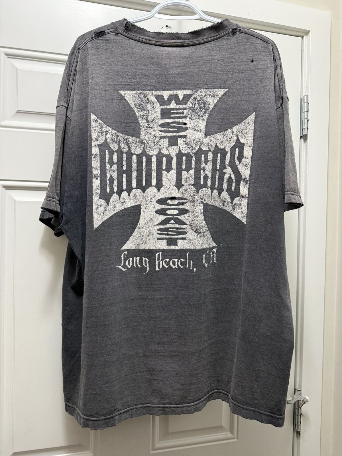 West Coast Choppers Jesse James West Coast Choppers Iron Cross Thrashed Fade Size US XXL / EU 58 / 5 - 1 Thumbnail