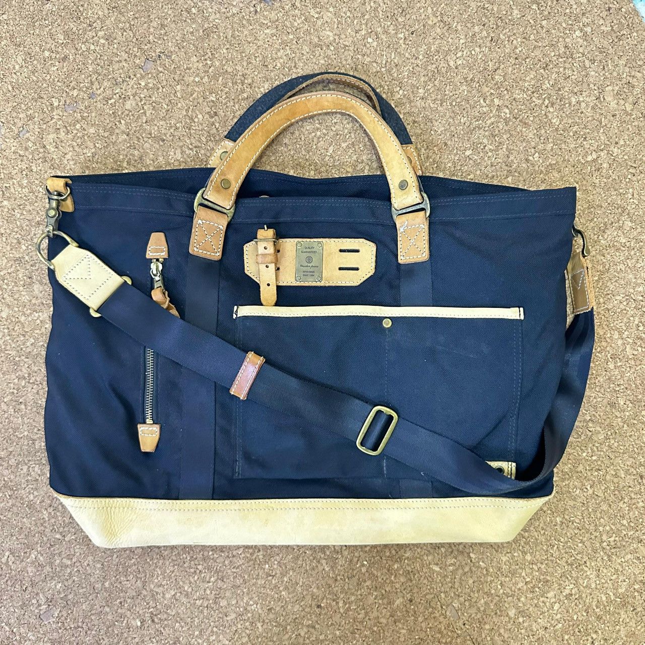 MasterPiece 🇯🇵 Masterpiece x Cordura Leather + Nylon 2 Way Sling Tote Bag Size ONE SIZE - 1 Thumbnail