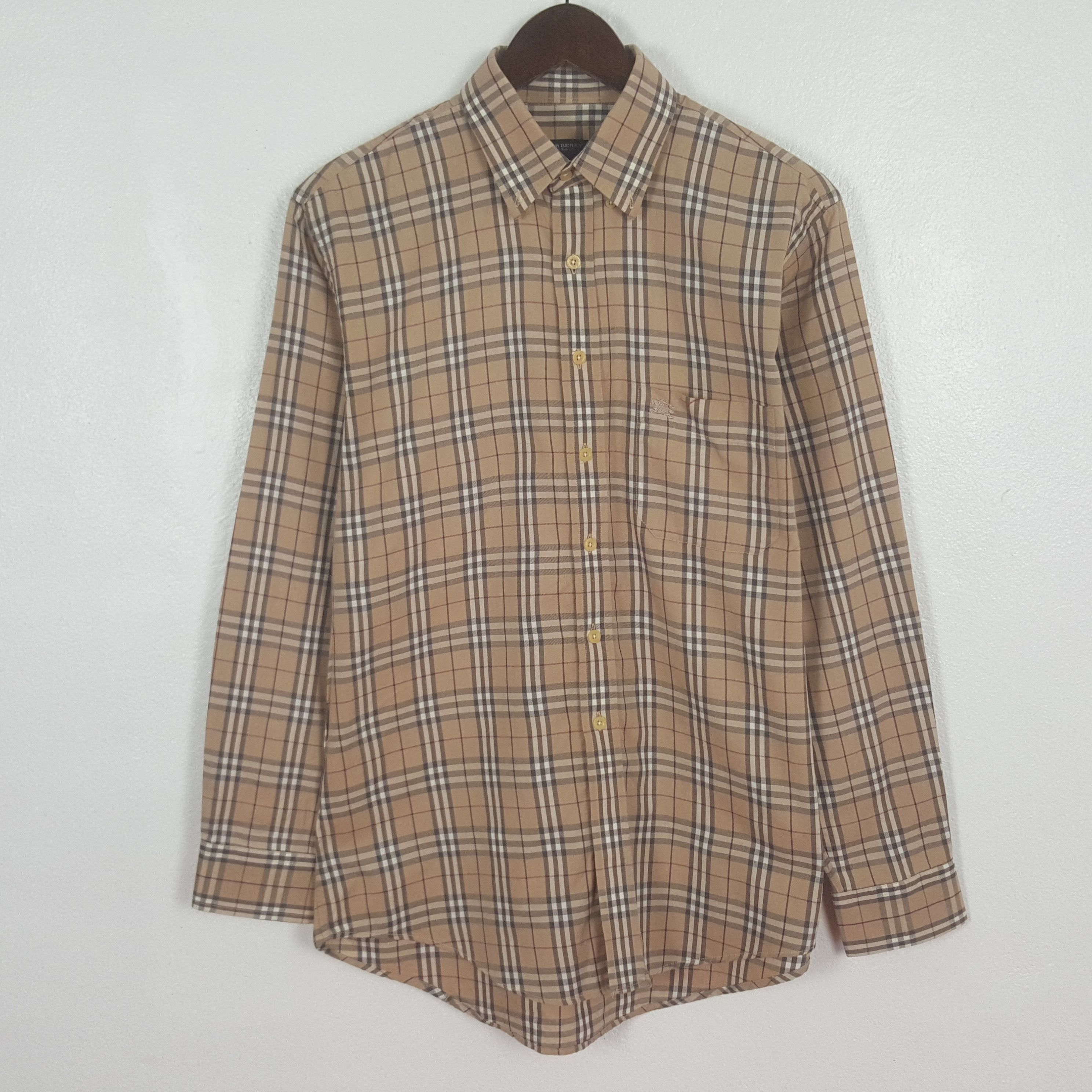Burberry Vintage Burberry London Nova Check Button Up Shirt Size US M / EU 48-50 / 2 - 1 Thumbnail