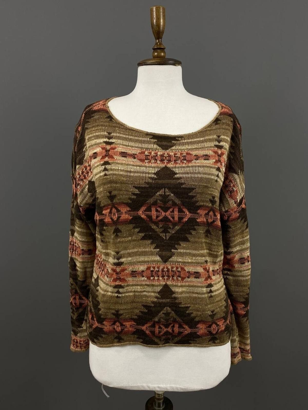 Denim & Supply Ralph Lauren Denim & Supply Ralph Lauren Geometric Knit Sweater Size M Size M / US 6-8 / IT 42-44 - 1 Thumbnail
