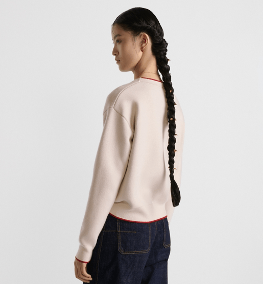 Dior o1w1db10326 514S55 Embroidered Sweater in Multicolor Size XS / US 0-2 / IT 36-38 - 5 Thumbnail