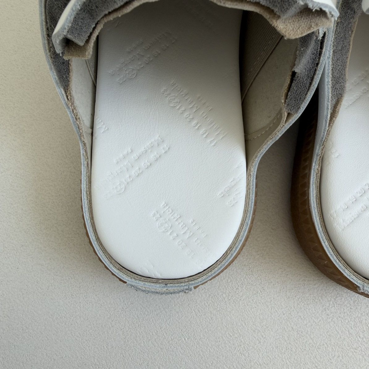 Maison Margiela S/S 21 White Leather ‘Mule’ GAT Sneakers Size US 8.5 / IT 38.5 - 8 Thumbnail