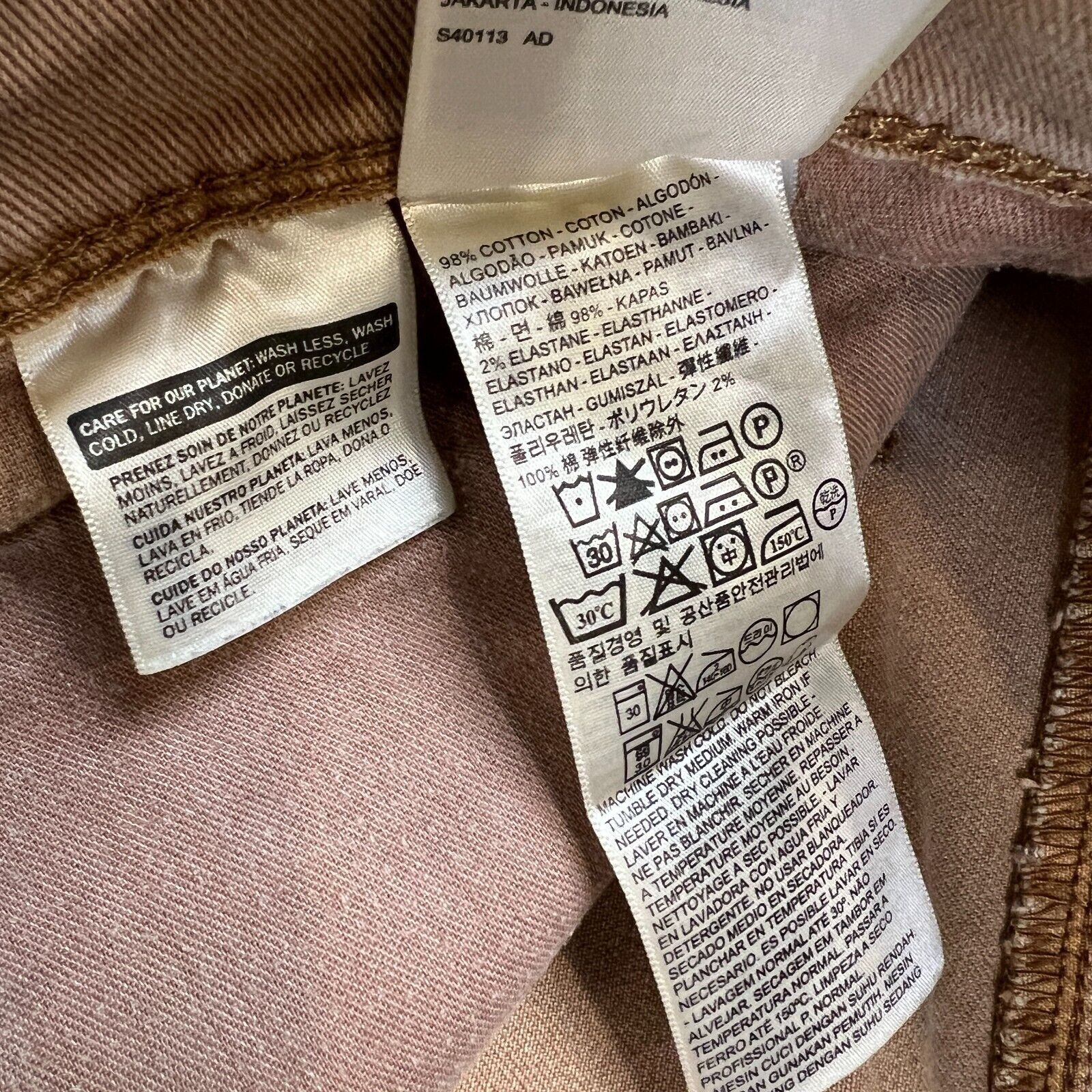 Levi's × Vintage Levi's 511 Jeans 33x32 Slim Fit American Faded Denim Pants Size US 33 - 11 Thumbnail