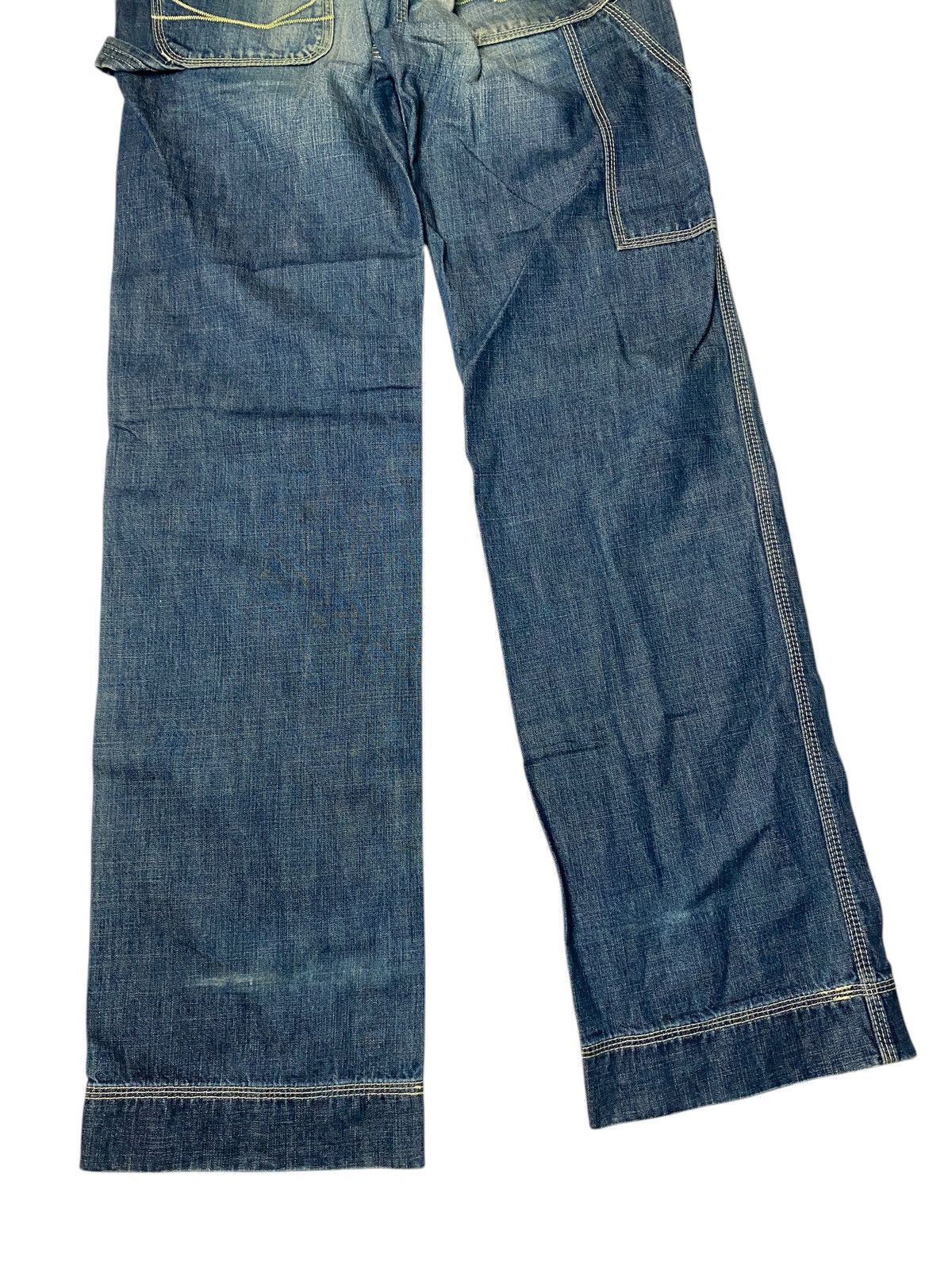 FACTOTUM 2000'e Factotum Flared Carpenter Buckle Denim Size US 30 / EU 46 - 9 Thumbnail