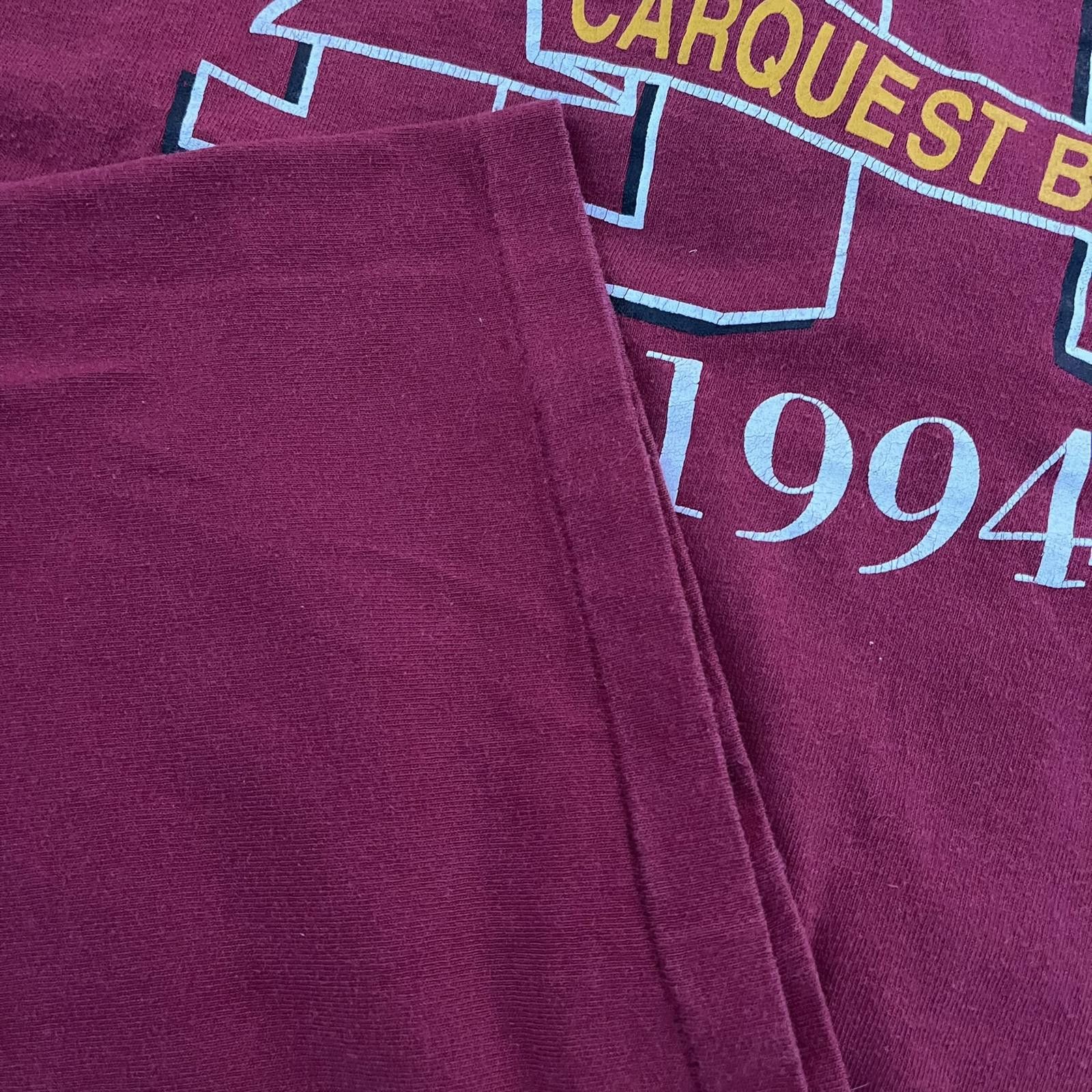 Champion Vtg 90s Boston College Carquest Bowl 1994 Single Stitch Tee Size US XL / EU 56 / 4 - 5 Thumbnail