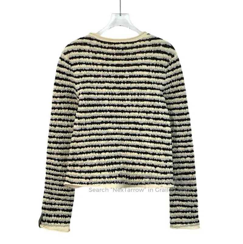 Louis Vuitton Louis Vuitton Striped Knit Sweater for Women . Size L / US 10 / IT 46 - 2 Thumbnail