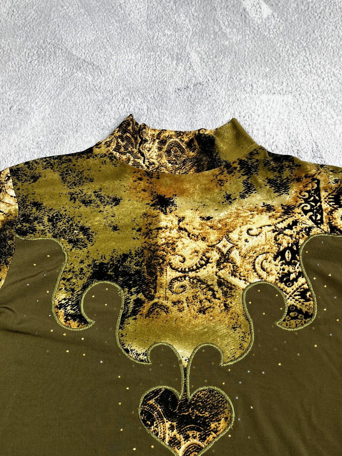 Vintage Vintage Y2K all over abstract viscose longsleeve size M Size M / US 6-8 / IT 42-44 - 5 Thumbnail