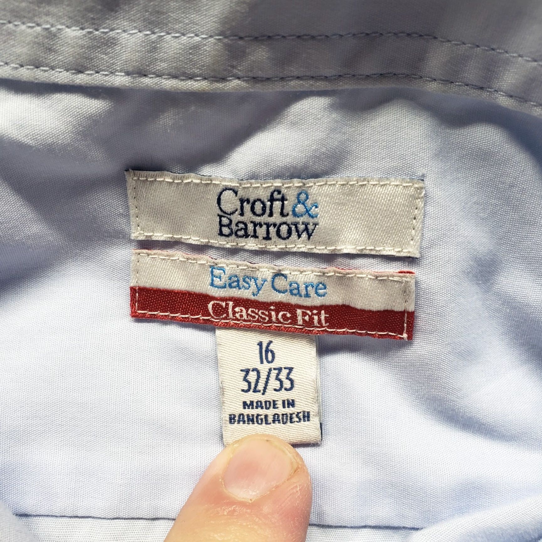 Croft & Barrow Croft & Barrow Solid Blue Short Sleeve Button Shirt Classic Fit Adult Men's 16 Shirt Blue 16 Croft & Barrow Men Button-Up Short Sleeve Size US L / EU 52-54 / 3 - 3 Thumbnail