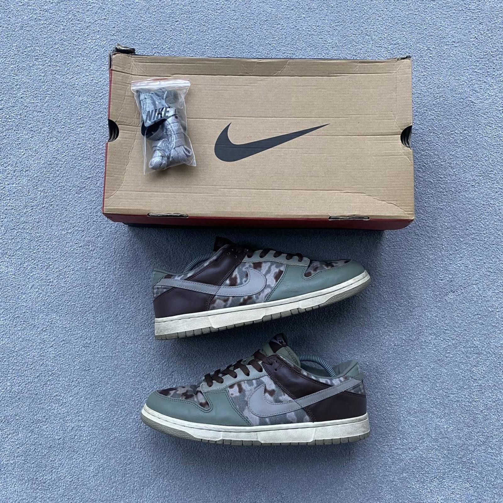 Nike Nike Dunk Low Premium 2003 Classic Olive Chino Camo Size US 11 / EU 44 - 1 Thumbnail