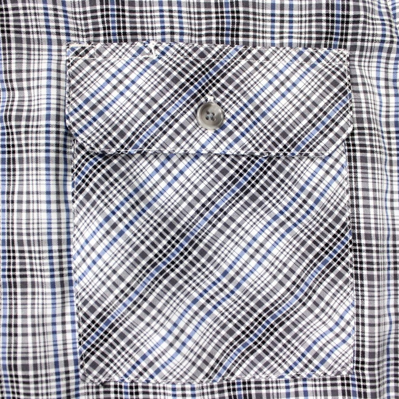 Propper PROPPER Shirt Mens Large Regular Black/Blue Button-Down Long Sleeve Size US L / EU 52-54 / 3 - 7 Thumbnail