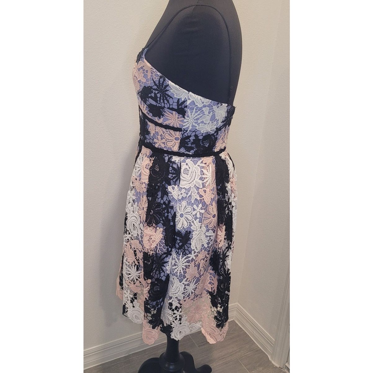bristol formal satin lace-up dress Bristol Formal Satin Lace-Up Dress main image 1