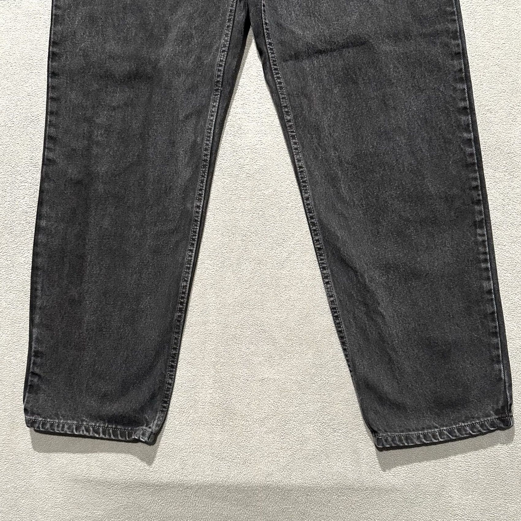 Levi's VINTAGE Levi's Jeans Mens 38x31 Black Denim 550 Relaxed Fit USA Made Size US 38 / EU 54 - 5 Thumbnail