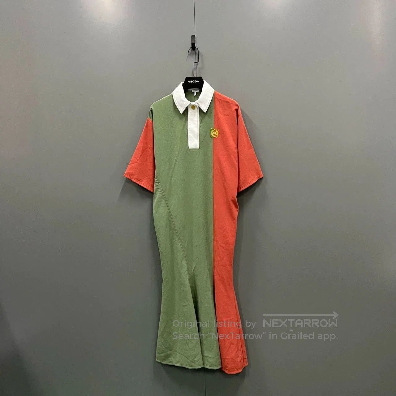 Loewe LOEWE Colorblock Embroidered Logo Dress. Size US 34 / EU 50 - 1 Thumbnail
