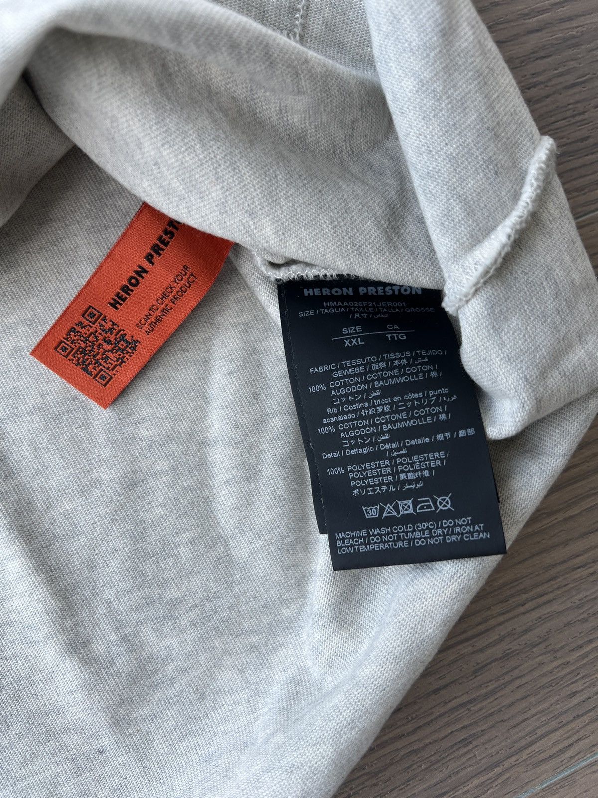 Heron Preston Heron Preston OS CENSORED HERON S/S TEE Size US XXL / EU 58 / 5 - 5 Thumbnail