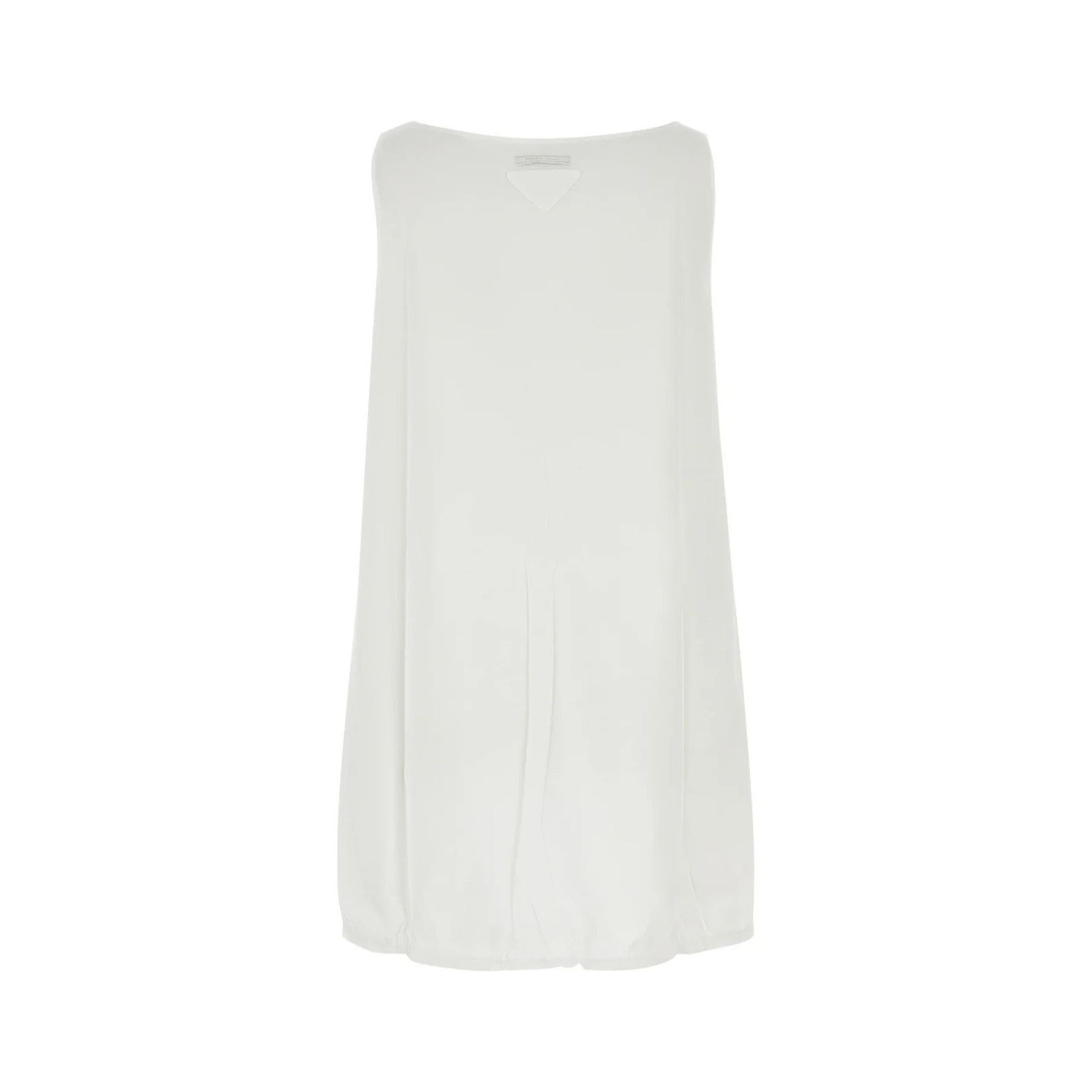 Prada PRADA White Cotton Reversible Mini Dress New And Authentic ( Size M / US 6-8 / IT 42-44 - 2 Thumbnail