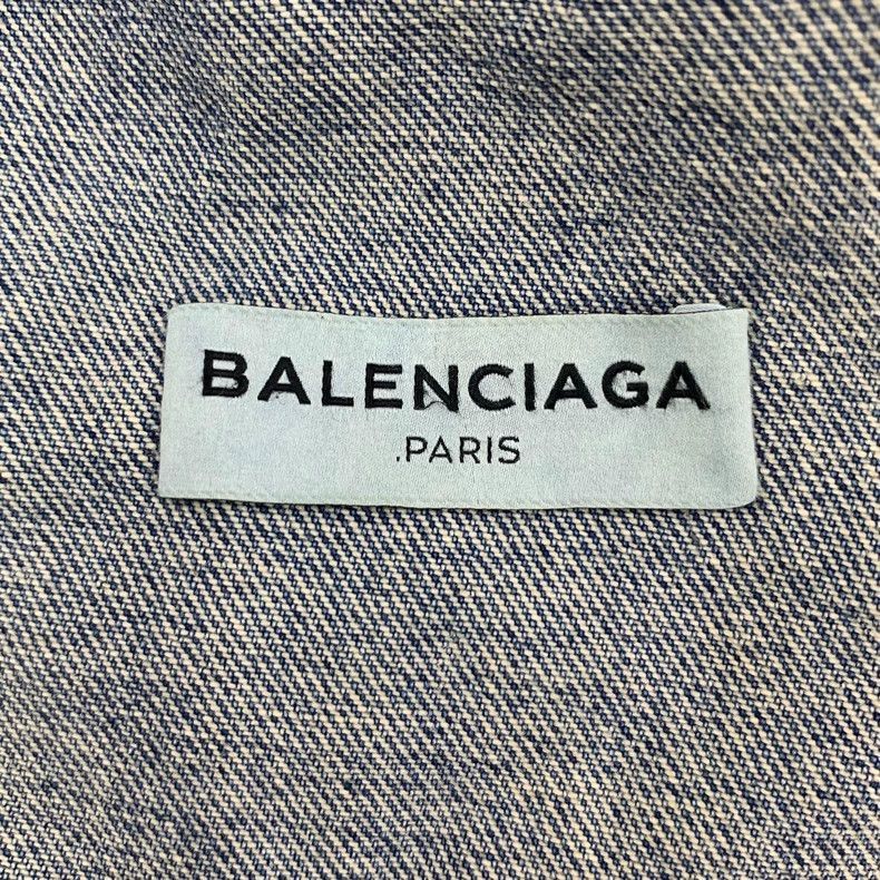 Balenciaga Balenciaga Dark Blue Cotton Denim Jacket-2506 Size XS / US 0-2 / IT 36-38 - 6 Thumbnail