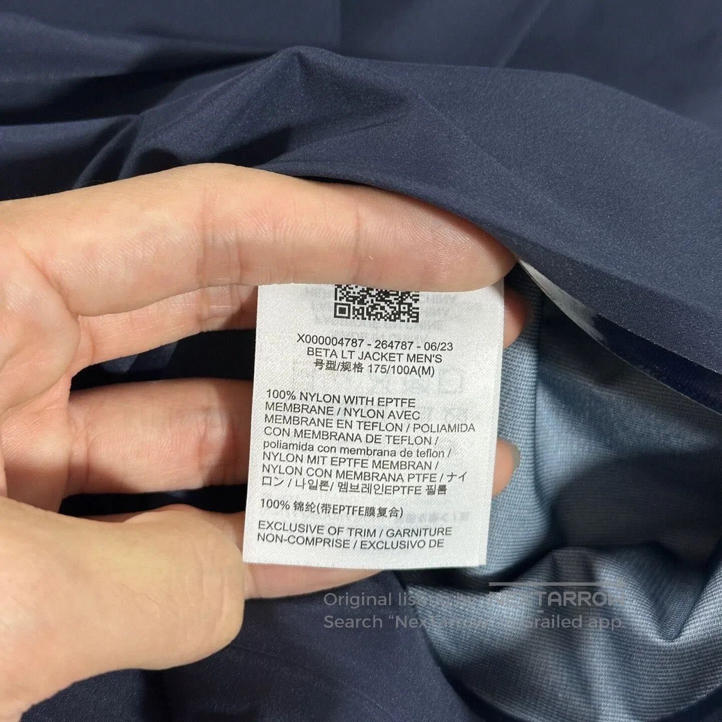 Arc'teryx arcteryx beta lt jacket blue black color. Size US M / EU 48-50 / 2 - 5 Thumbnail